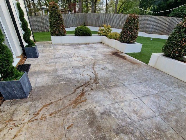 Patio Before Cleaning